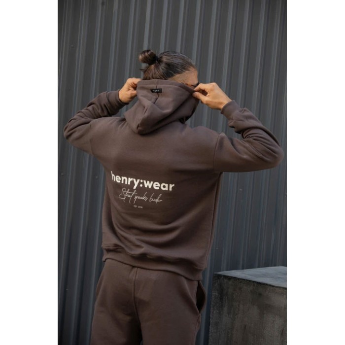 Φούτερ Henry 3-763 Brown Φούτερ