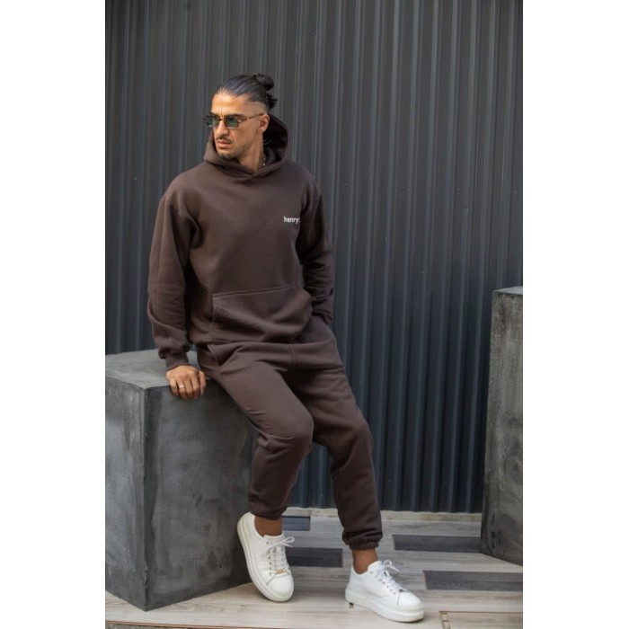 Φούτερ Henry 3-763 Brown Φούτερ