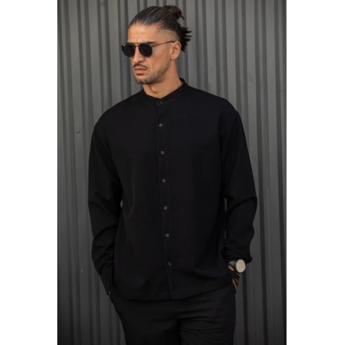 Πουκάμισο Overshirt Henry 9-120 Black