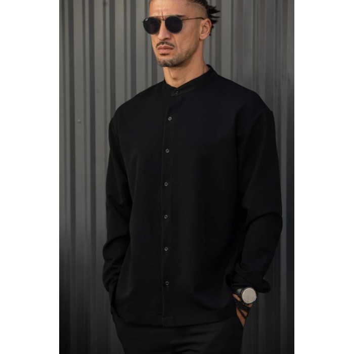 Πουκάμισο Overshirt Henry 9-120 Black Μακρυμάνικα Πουκάμισα