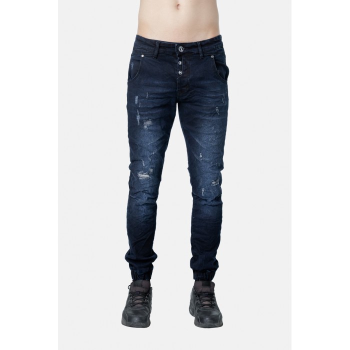 Παντελόνι Jean Jogger Paco Co 2598318 Blue Black Jeans
