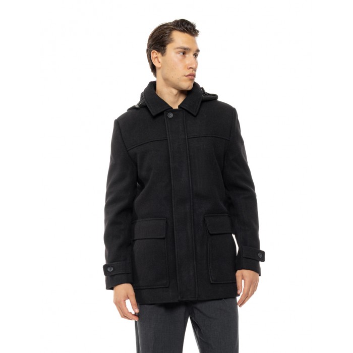 Ημίπαλτο Splendid 54-201-061 Black Χειμερινά Μπουφάν Ημίπαλτο Splendid 54-201-061 Black Χειμερινά Μπουφάν