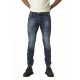 Παντελόνι Jean Cargo Λάστιχο Profil 830 Middle Blue Jeans