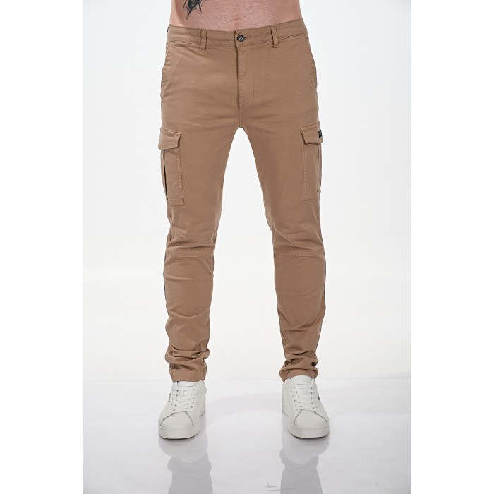 Παντελόνια Cargo Scinn PILOT 125.MW711.217.047 Beige Παντελόνια