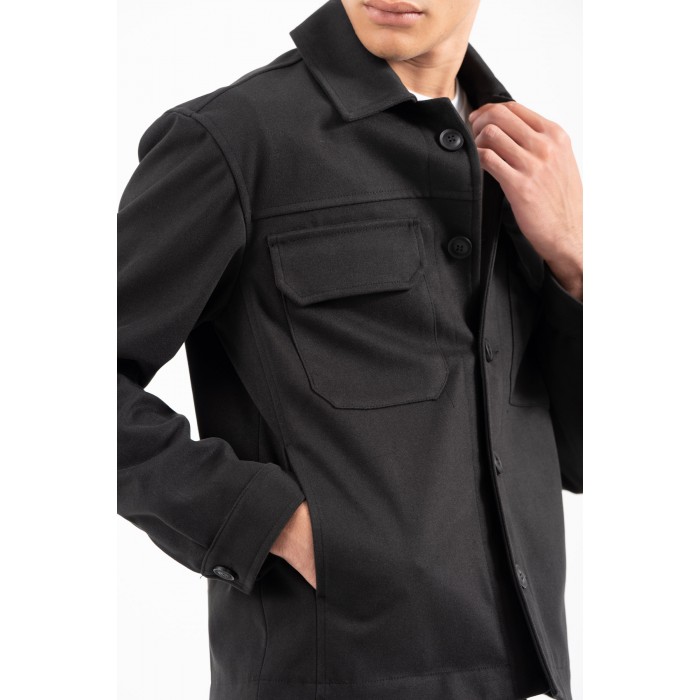 Μπουφάν Vittorio 600-2526-MOZZIO BLACK Mπουφάν