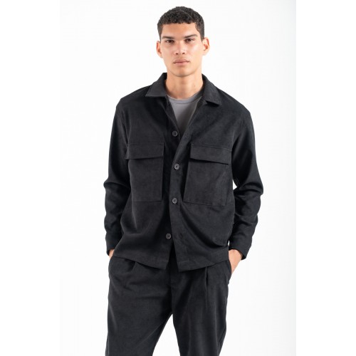 Πουκάμισο Overshirt Vittorio 300-2526-AREZZIO BLACK