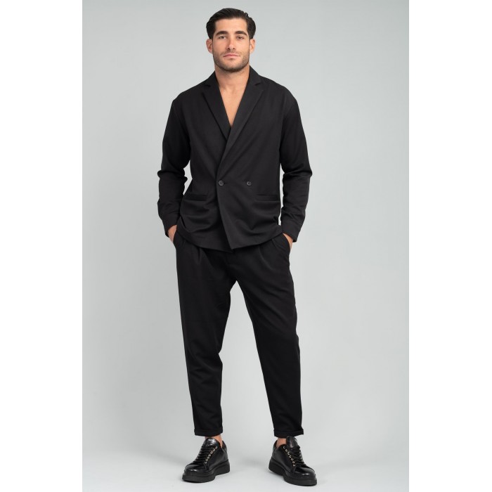 Πουκάμισο Overshirt Vittorio 300-2425-BARRIO Black Μακρυμάνικα Πουκάμισα