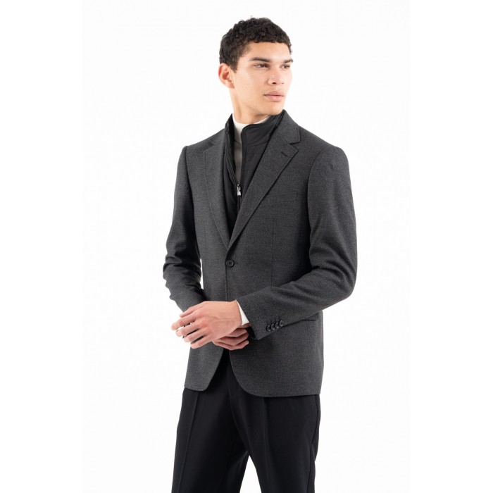 Σακάκι Vittorio 900-2526-VESTO Dark Grey Σακάκι-Κοστούμι 