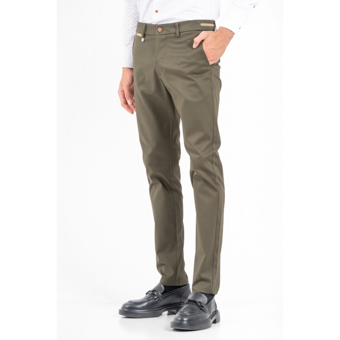 Παντελόνι Vittorio 500-2526-COMO Olive Chinos