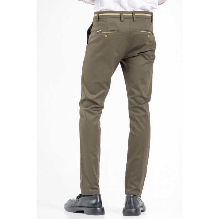 Παντελόνι Vittorio 500-2526-COMO Olive Chinos