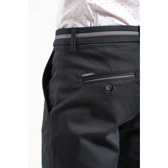 Παντελόνι Vittorio 500-2526-COMO Black Chinos