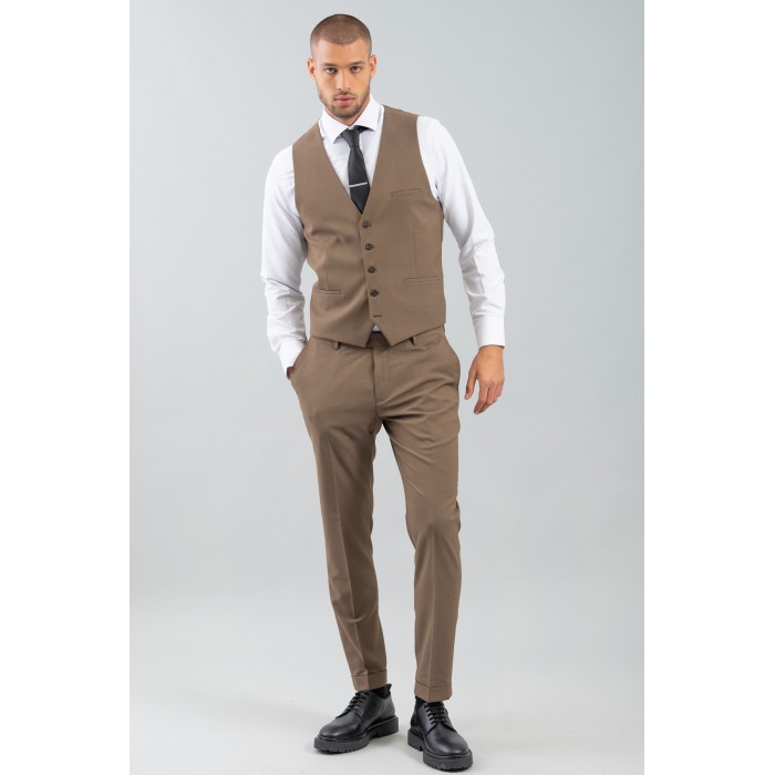 Κοστούμι Vittorio 100-2425-Alesio Brown Σακάκι-Κοστούμι 