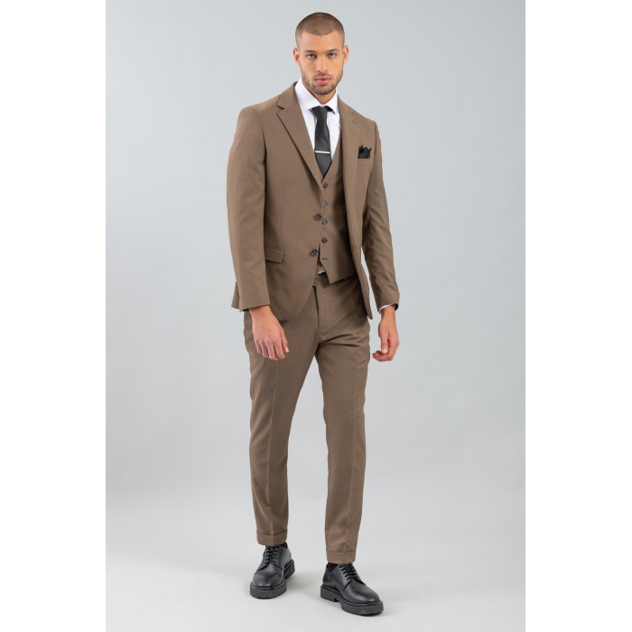 Κοστούμι Vittorio 100-2425-Alesio Brown Σακάκι-Κοστούμι 