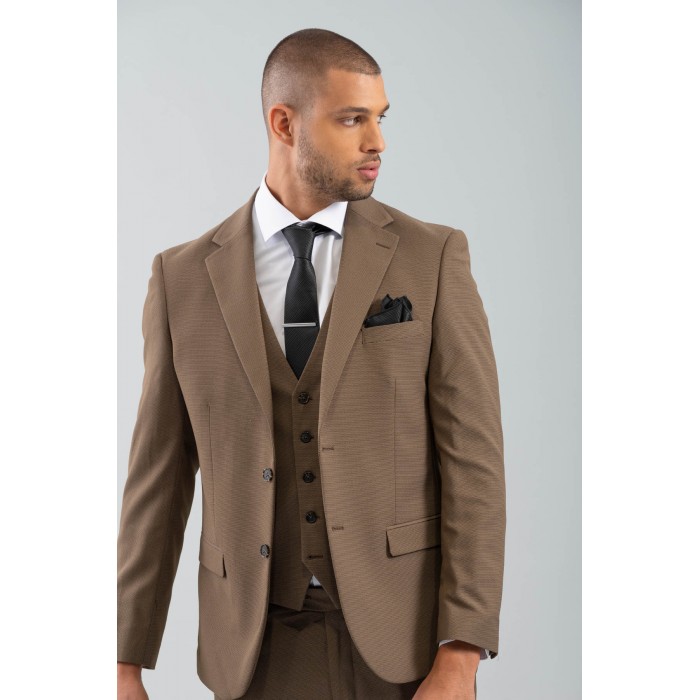 Κοστούμι Vittorio 100-2425-Alesio Brown Σακάκι-Κοστούμι 