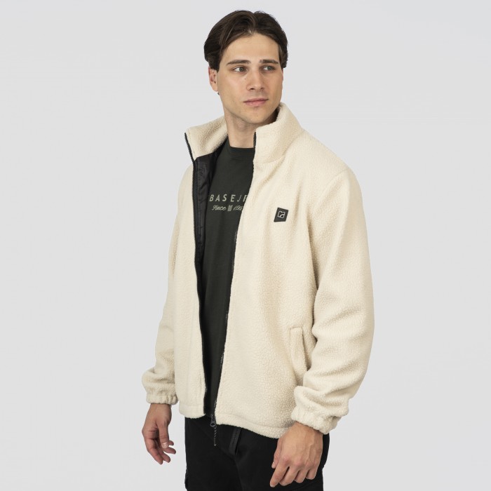 Ζακέτα Sherpa Rebase 252-RFT-7010 Off White  Φούτερ