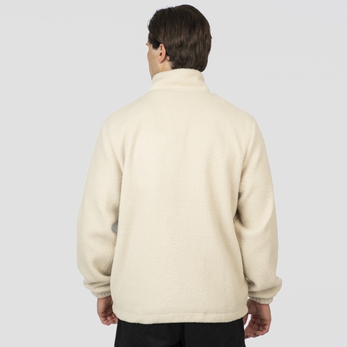 Ζακέτα Sherpa Rebase 252-RFT-7010 Off White  Φούτερ