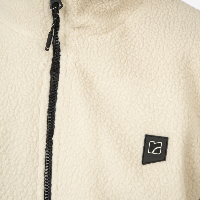 Ζακέτα Sherpa Rebase 252-RFT-7010 Off White  Φούτερ