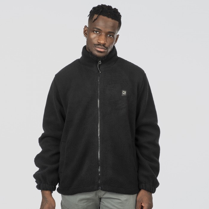 Ζακέτα Sherpa Rebase 252-RFT-7010 Black Φούτερ