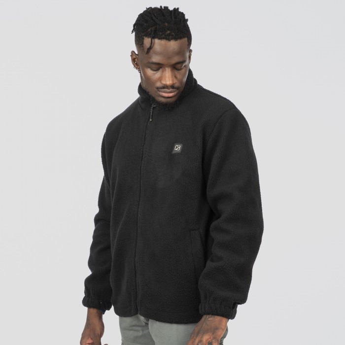 Ζακέτα Sherpa Rebase 252-RFT-7010 Black Φούτερ