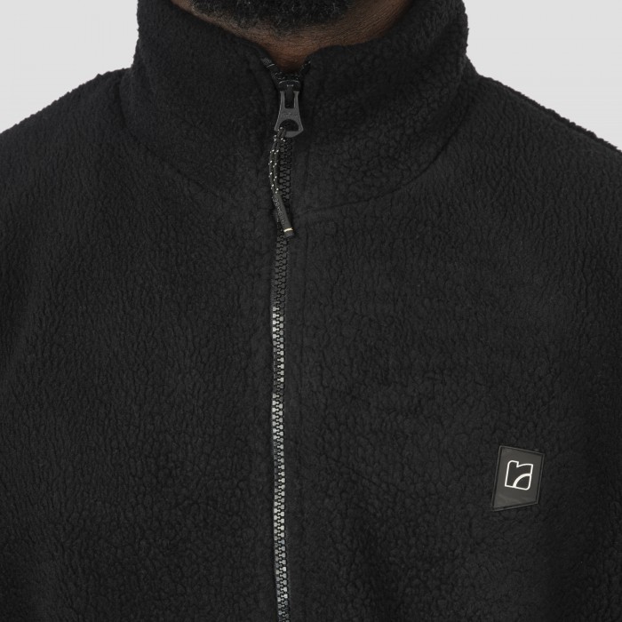 Ζακέτα Sherpa Rebase 252-RFT-7010 Black Φούτερ