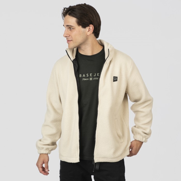 Ζακέτα Sherpa Rebase 252-RFT-7010 Off White  Φούτερ