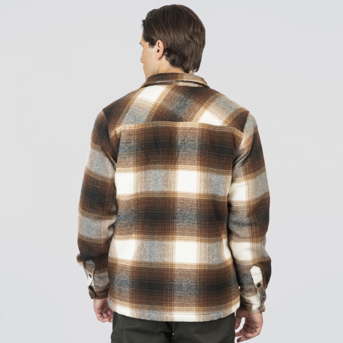 Μπουφάν Rebase 252-RGS-5113 Black-Camel Χειμερινά  Μπουφάν