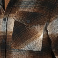 Μπουφάν Rebase 252-RGS-5113 Black-Camel