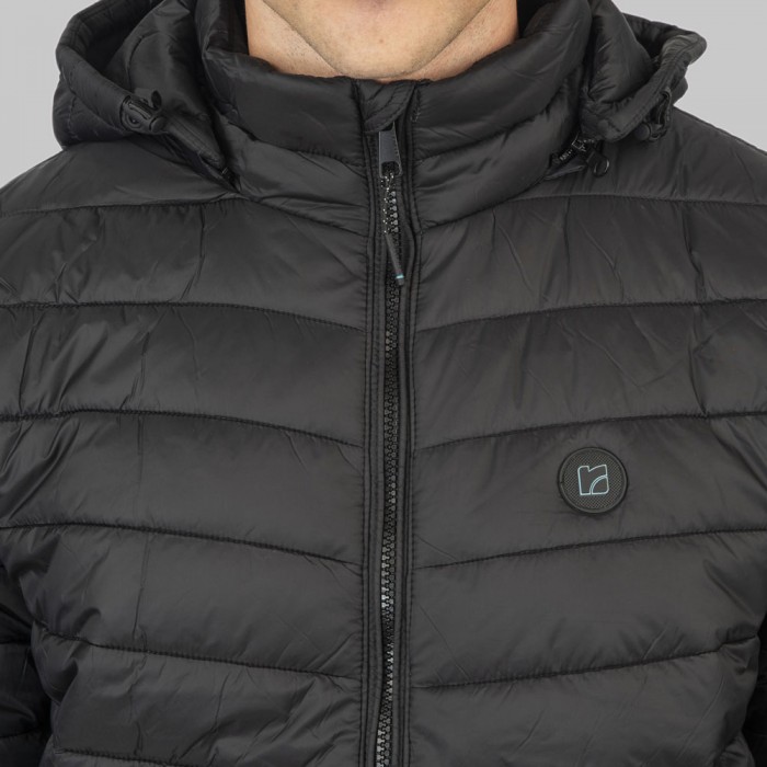 Μπουφάν Puffer Rebase 252-RJK-2040 Black Χειμερινά  Μπουφάν
