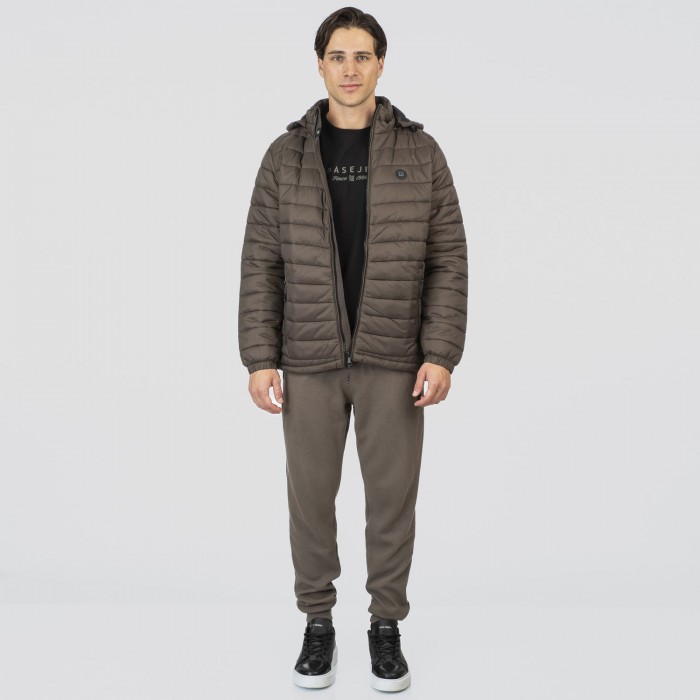 Μπουφάν Puffer Rebase 252-RJK-2040 Dark Elephant Χειμερινά  Μπουφάν