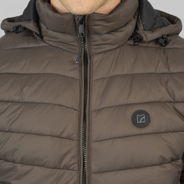 Μπουφάν Puffer Rebase 252-RJK-2040 Dark Elephant Χειμερινά  Μπουφάν