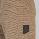 Ζακέτα Πλεκτή Rebase 252-RKNIT-8035 Beige Melange Ζακέτες