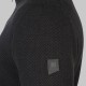 Ζακέτα Πλεκτή Rebase 252-RKNIT-8035 Black Ζακέτες