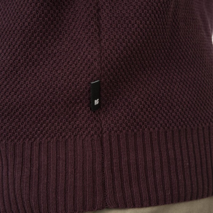 Πλεκτό Rebase 252RKNIT-8036 Aubergine Πλεκτά