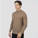 Πλεκτό Half Zip Rebase 252-RKNIT-8037 Beige Melange Πλεκτά