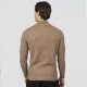 Πλεκτό Half Zip Rebase 252-RKNIT-8037 Beige Melange Πλεκτά