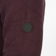 Πλεκτό Half Zip Rebase 252-RKNIT-8037 Aubergine
