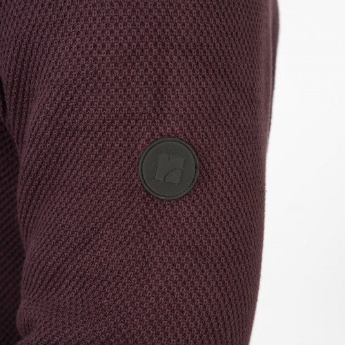 Πλεκτό Half Zip Rebase 252-RKNIT-8037 Aubergine