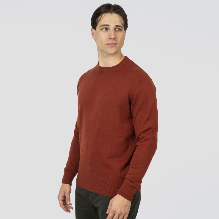 Πλεκτό Rebase 252RKNIT-8030 Terracotta Πλεκτά