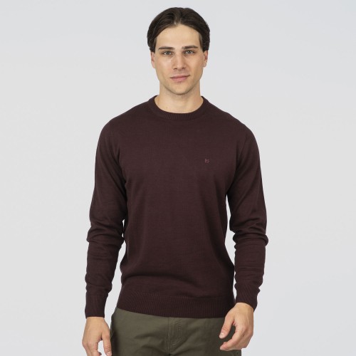 Πλεκτό Rebase 252RKNIT-8030 Bordeaux Melange