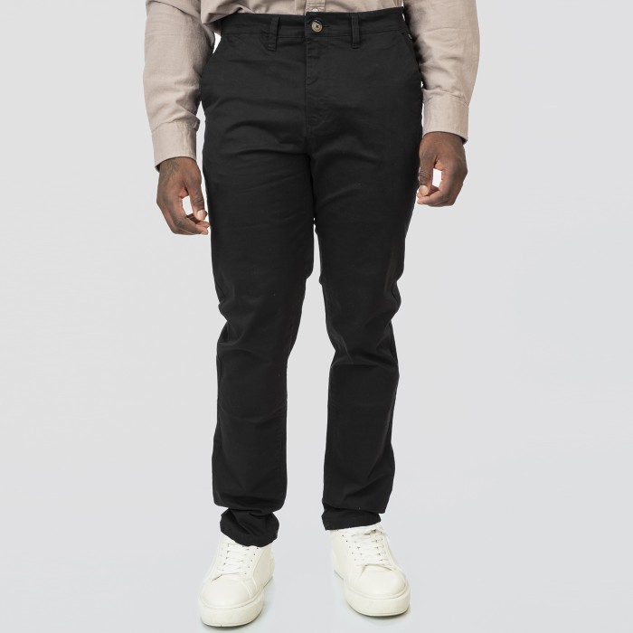 Παντελόνι Chinos Rebase 252-RCP-4048 Black Παντελόνια