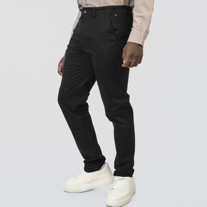 Παντελόνι Chinos Rebase 252-RCP-4048 Black Παντελόνια