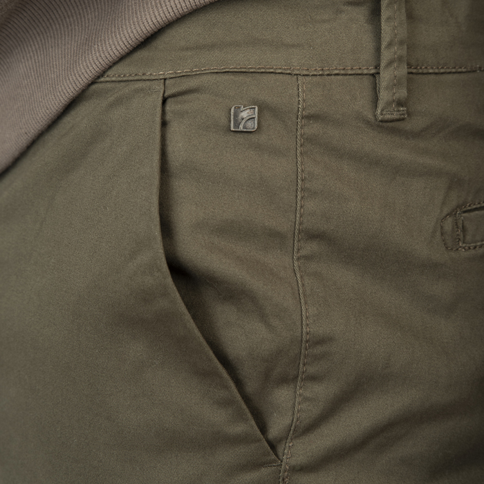 Παντελόνι Chinos Rebase 252-RCP-4048 Dark Khaki Παντελόνια