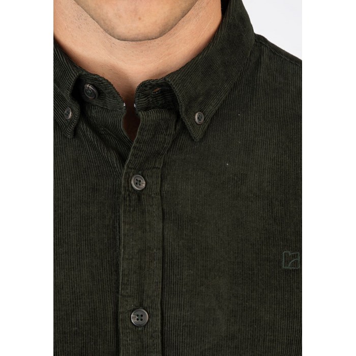 Πουκάμισο Κοτλέ Rebase 252-RGS-5098 Deep Forest Μακρυμάνικα Πουκάμισα