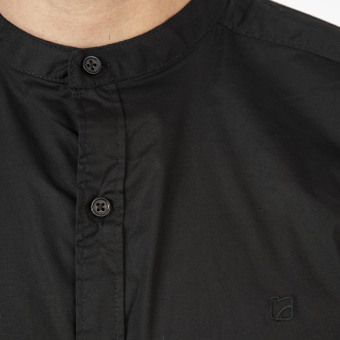 Πουκάμισο Mao Rebase 252-RFS-5136 Black Μακρυμάνικα Πουκάμισα