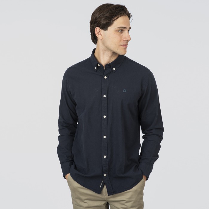 Πουκάμισο Rebase 252-RGS-5096 Navy Πουκάμισα