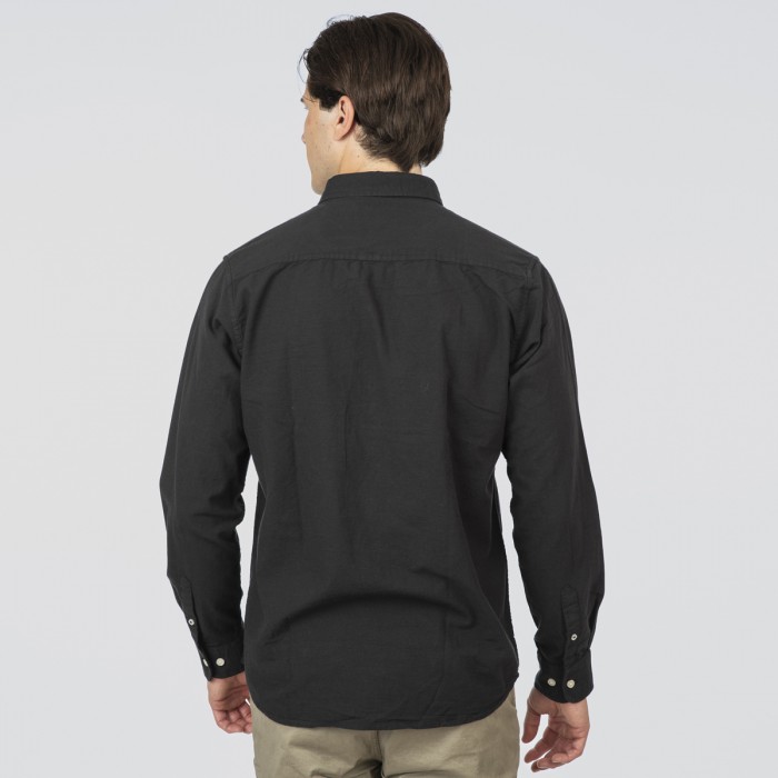 Πουκάμισο Rebase 252-RGS-5096 Black Πουκάμισα