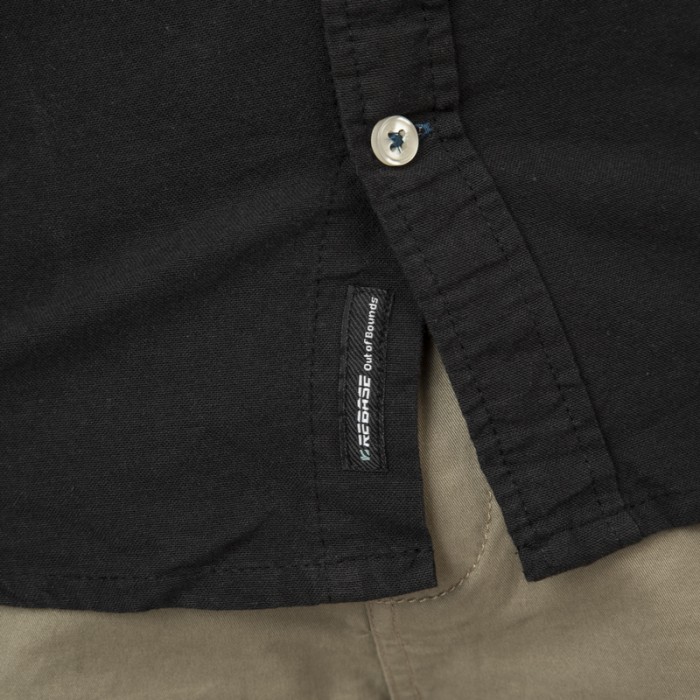Πουκάμισο Rebase 252-RGS-5096 Black Πουκάμισα