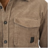 Πουκάμισο Κοτλέ Overshirt Rebase 252-RGS-5097 Beige