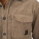 Πουκάμισο Κοτλέ Overshirt Rebase 252-RGS-5097 Beige Ζακέτες