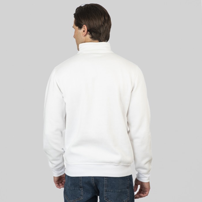 Φούτερ Half Zip Rebase 252-RTOP-1050 Off White Φούτερ